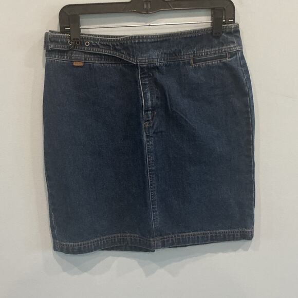 New Vintage Ralph Ralph Lauren Womens Denim Mini Skirt Size 6 Western Cowgirl